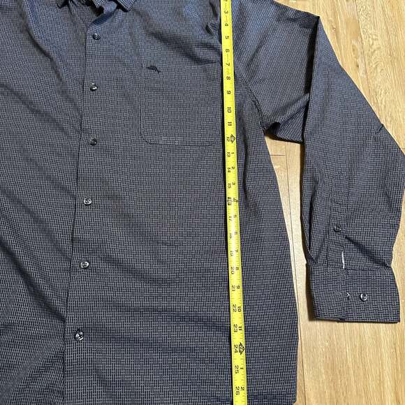 Gray Tommy Bahama Sarasota Stretch Ventura Coast IslandZone Shirt, - Picture 3 of 8